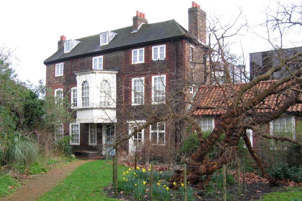 This Grade I listed building was William Hogarth’s country house from 1749 until 1764. The mulberry tree in the foreground dates from Hogarth’s time and many believe that it is from the original orchard, which was planted in the 1670s.