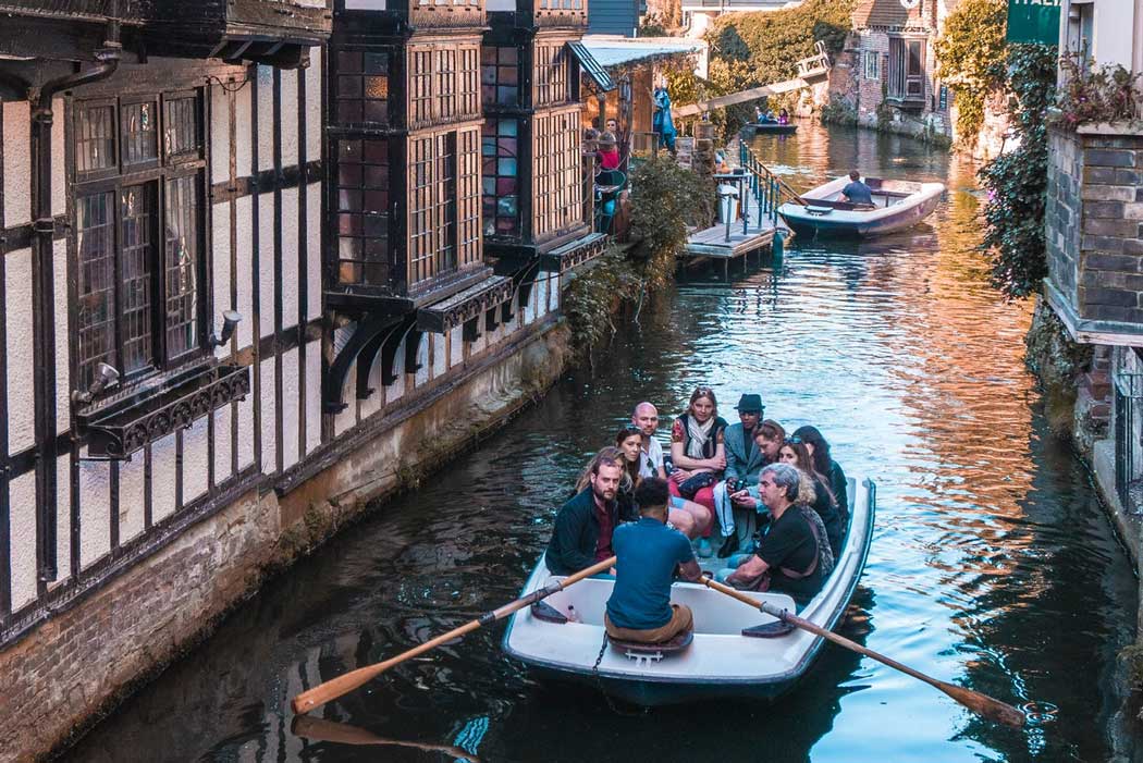Canterbury History River Tours operate guided rowing boat tours of Canterbury (Photo: Nadi Lindsay)