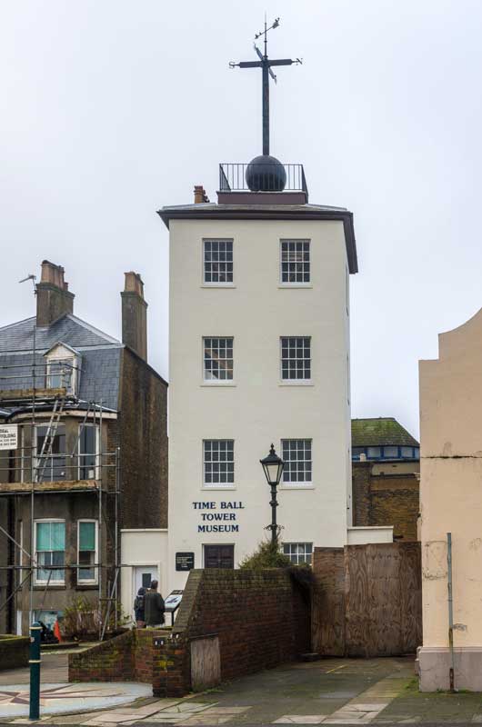The Grade II-listed Deal Timeball Tower was installed in 1885 to serve as a navigational aid for mariners. It is a significant reminder of Deal's maritime heritage. (Photo: Ian Capper [CC BY-SA 2.0])