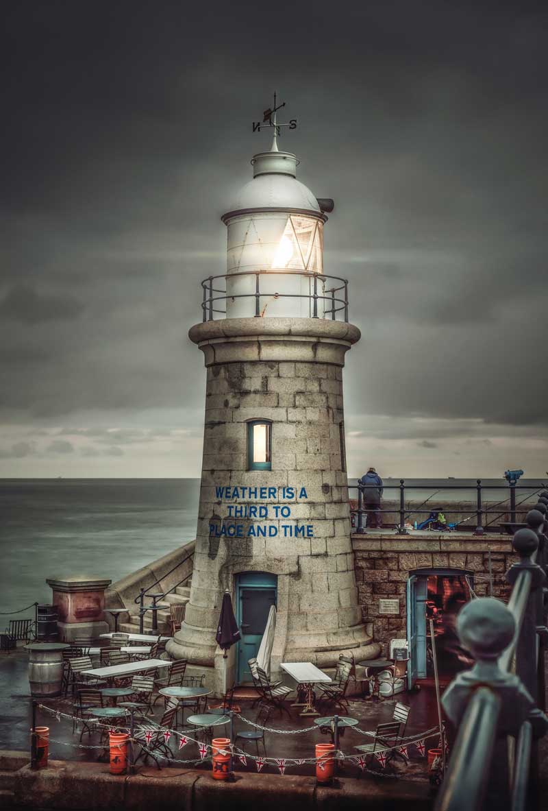 The lighthouse at the end of the Folkestone Harbour Arm has been transformed into a champagne bar. (Photo by Zoltan Tasi on Unsplash)