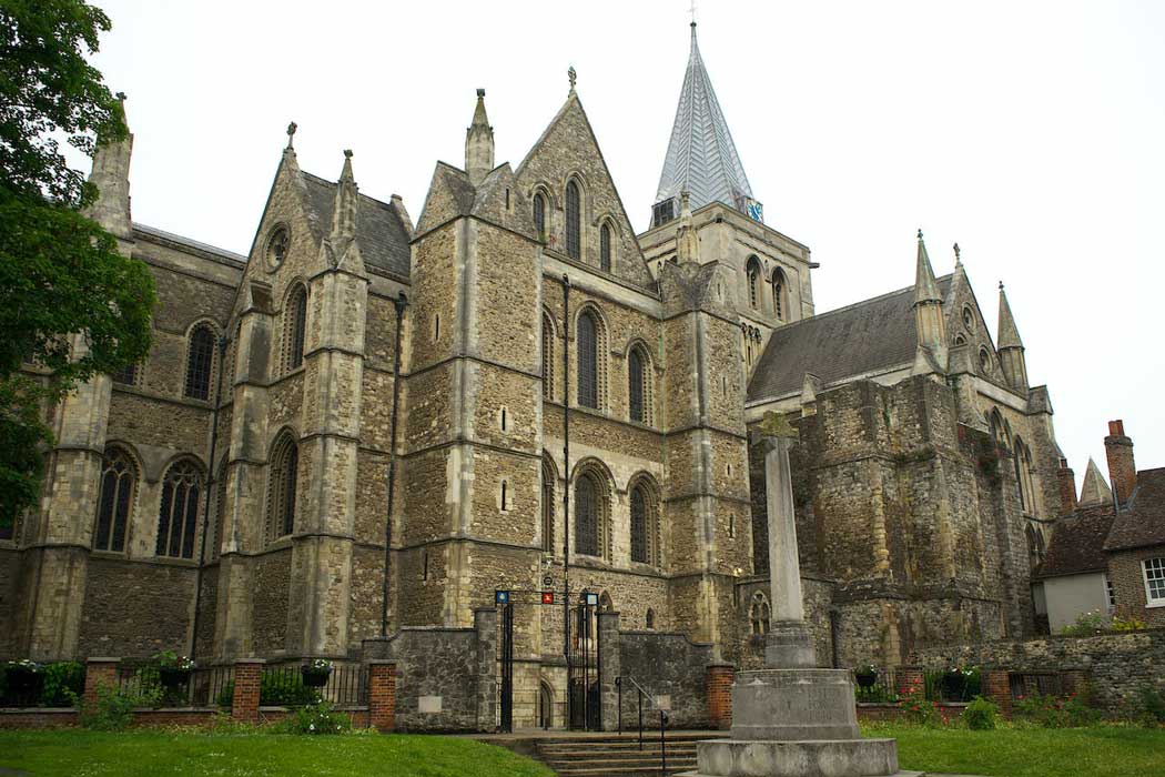 Founded in 604 by King Æthelberht of Kent, Rochester Cathedral is England’s second-oldest cathedral; however, most of what you see today is a Norman structure built between 1079 and 1238. (Photo by Mike Bird)