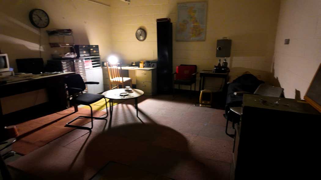 The room that the prime minister would have stayed in in the event of a nuclear attack. (Photo © 2024 Rover Media)