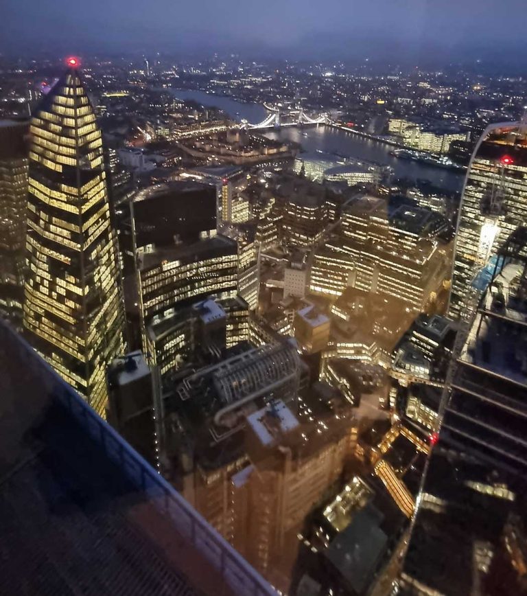 Visiting The Lookout at 8 Bishopsgate in London