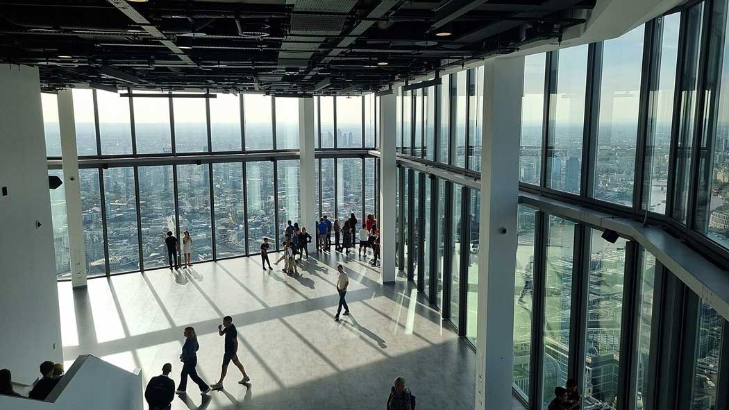 Horizon 22 is the highest free viewing platform in the United Kingdom, offering 300º views across London. (Photo: Caledonianl [CC BY-SA 4.0])