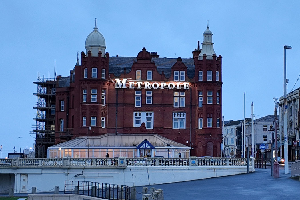 The Metropole is one of Blackpool’s oldest hotels. (Photo © 2024 Rover Media)