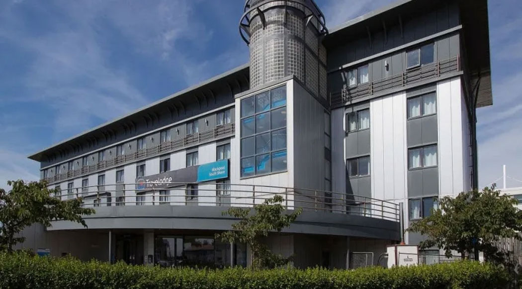 The Travelodge Blackpool South Shore hotel is close to Blackpool Football Club’s Bloomfield Road stadium. (Photo: Travelodge)