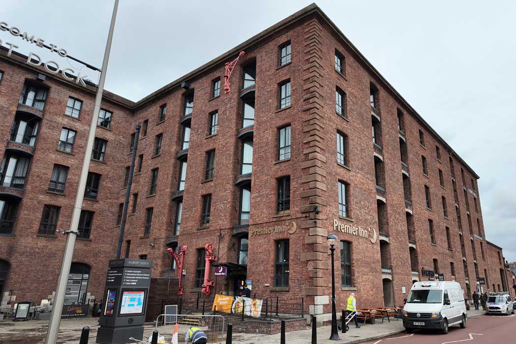 The Premier Inn Liverpool Albert Dock hotel is next door to the Beatles Story in the heart of the Albert Dock area. (Photo © 2024 Rover Media)