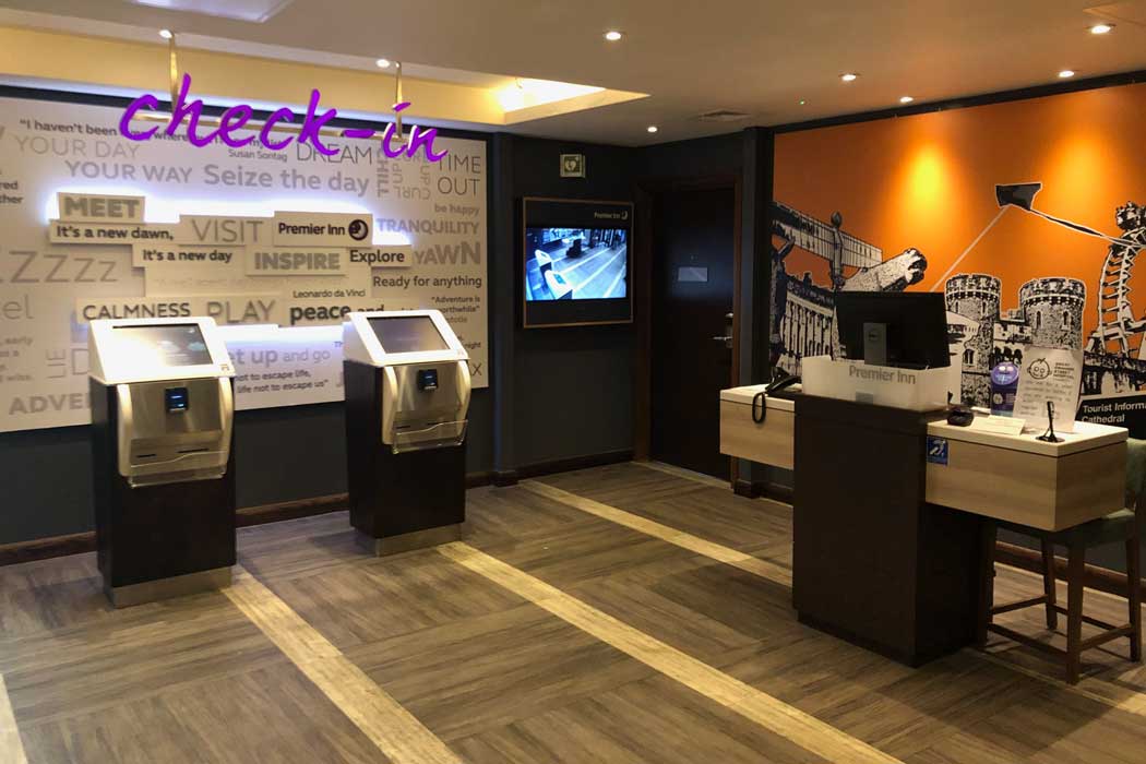 At Premier Inn you can self-check-in if you would rather not talk to a real person. (Photo © 2024 Rover Media)