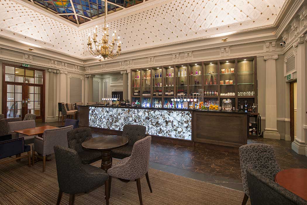 The hotel bar is a great spot to soak up the atmosphere of the historic building. (Photo: IHG Hotels & Resorts)