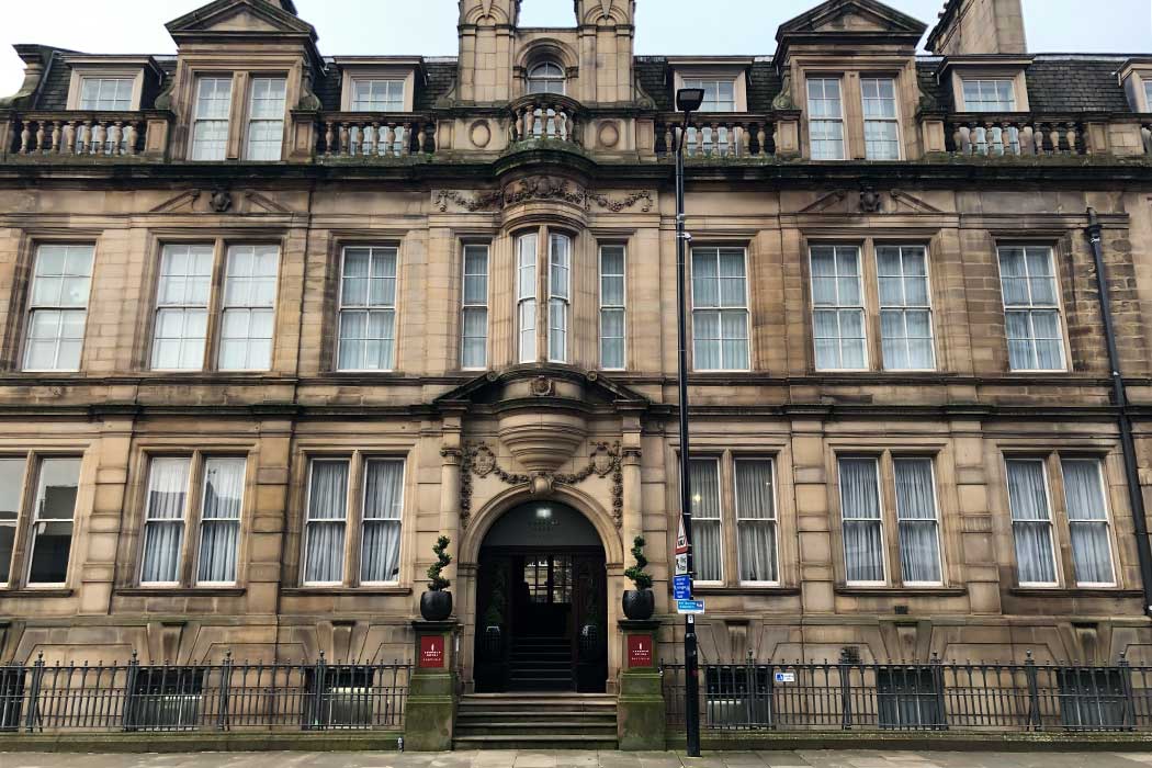 The Leopold Hotel is a hotel in a historic building, offering more character than most other hotels in Sheffield. (Photo © 2024 Rover Media)