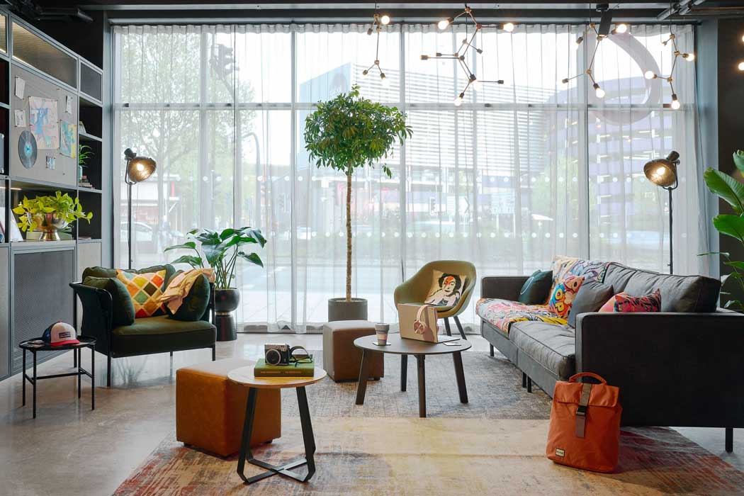 The hotel’s lobby area is a welcoming place to hang out. (Photo: Marriott)
