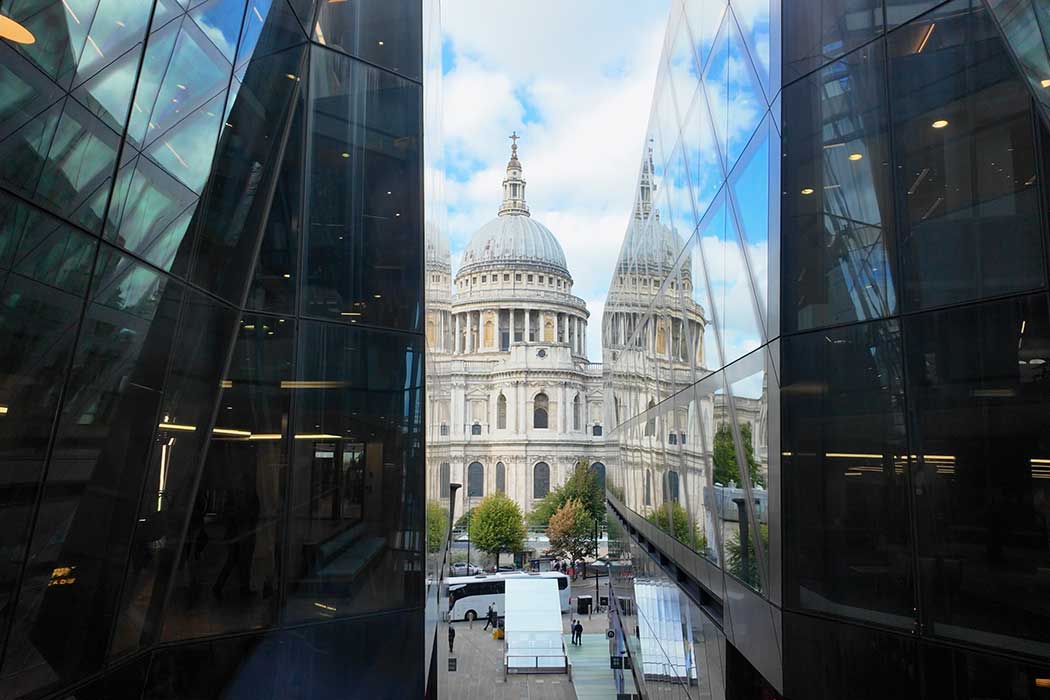 You even get a great view of St Paul’s from the glass lift. (Photo © 2024 Rover Media)