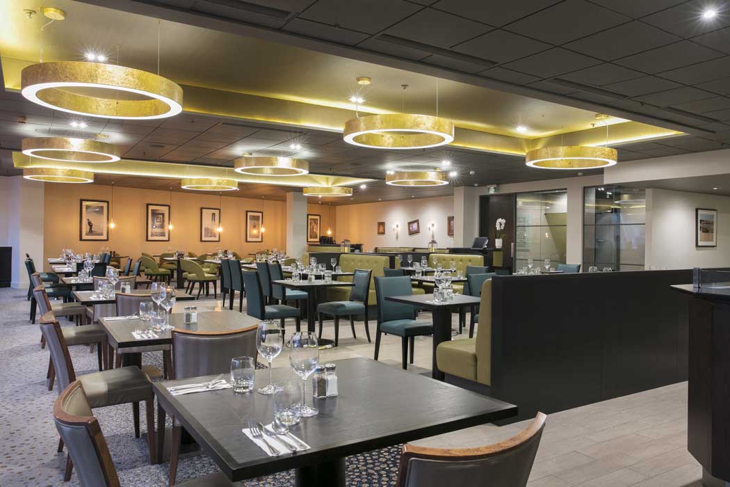 The hotel’s Springs Restaurant is a pleasant place to enjoy a meal, although it lacks the charm of other restaurants elsewhere in Harrogate. (Photo: IHG Hotels & Resorts)
